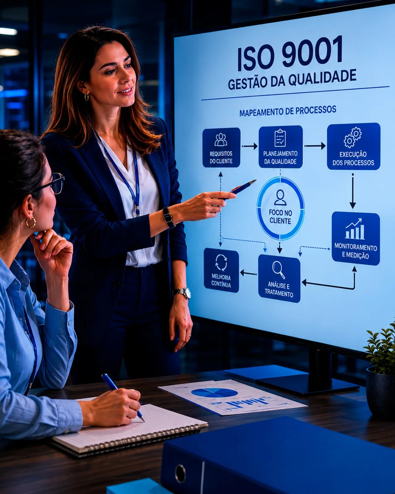 Consultoria ISO 9001 — Gestão da Qualidade, mapeamento de processos e melhoria contínua