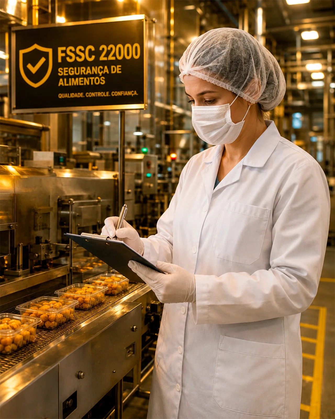 Consultoria FSSC 22000 — Segurança de Alimentos, inspeção de qualidade em indústria alimentícia